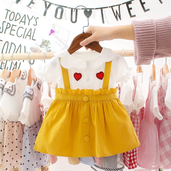 Yellow Soft Touch Comfortable Baby Girl Dress