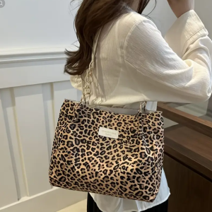 Leopard Print Handbags Tote Shoulder Crossbody Bag For Women