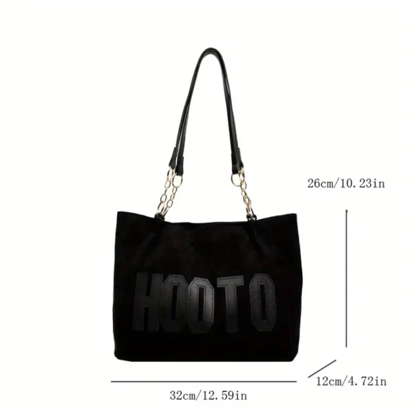 Large Capacity Brown Handbags Tote Shoulder Crossbody Bag For Women - Image 2