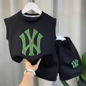 Modern Fashion Symbol Full Black T Shirt Pant Baby Boy Wear