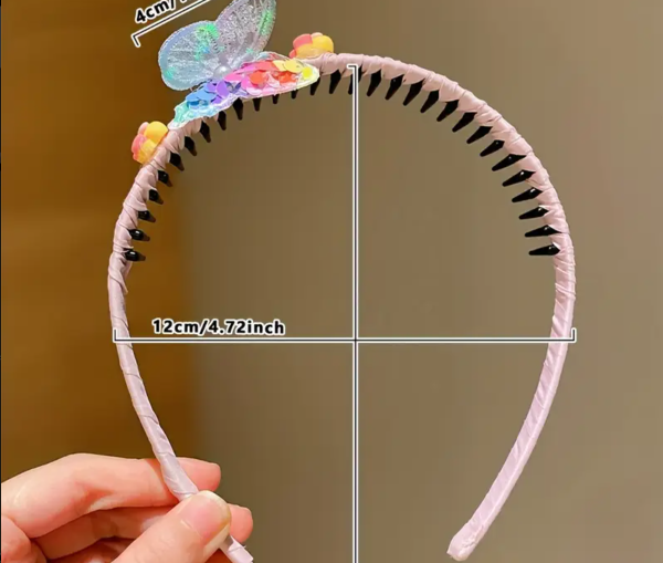 3 Piece Cute Puff Rabbit Minimalist Hair Band , Assorted Colors - Image 2