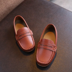 Loafers Flats Formal Boys Leather Shoes