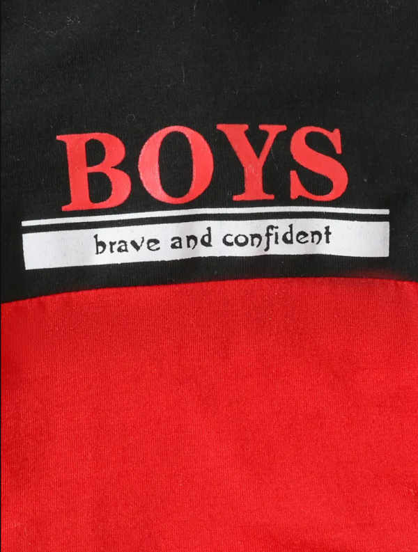 Baby Boy Hooded Summer Set Red And Black Comfortable Baby Wear - Image 4