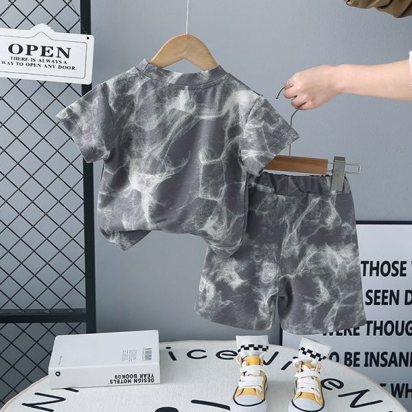 Full White Animal Printed Comfortable Dress Set - Image 2