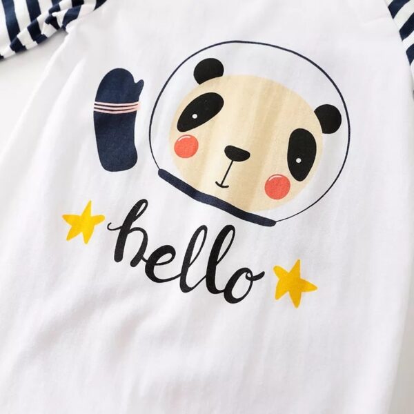 Hello Astronaut Cotton Romper Autumn/Spring - Image 3