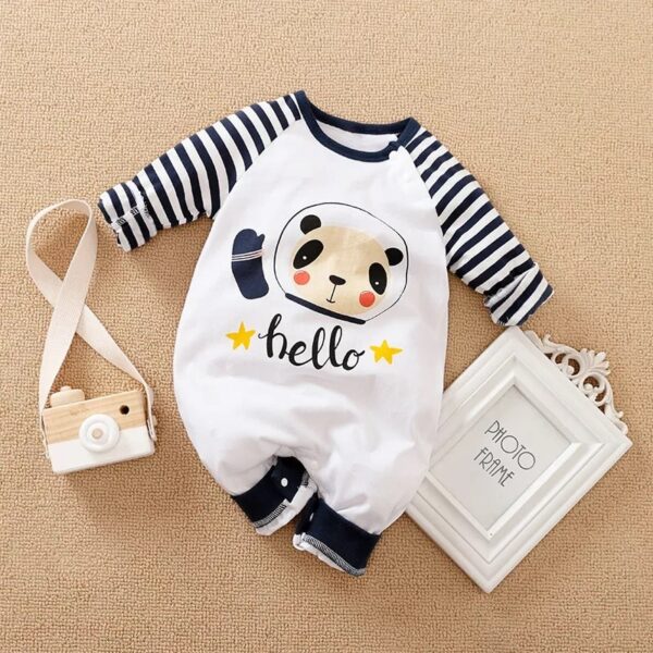 Hello Astronaut Cotton Romper Autumn/Spring