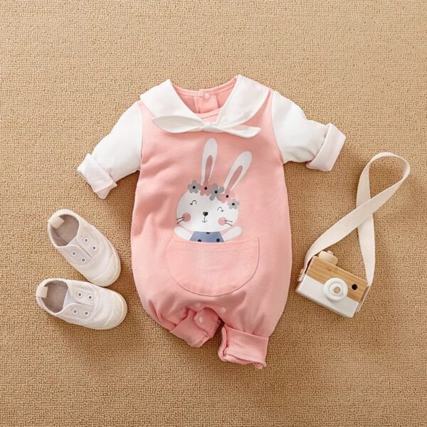 Cute Rabbit Princess Cotton  Romper