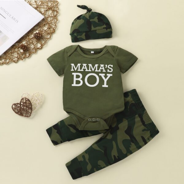 "Mama's Boy" Camouflage Dress Set