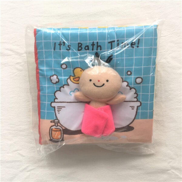 "Its bath time"early educational cloth book - Image 8