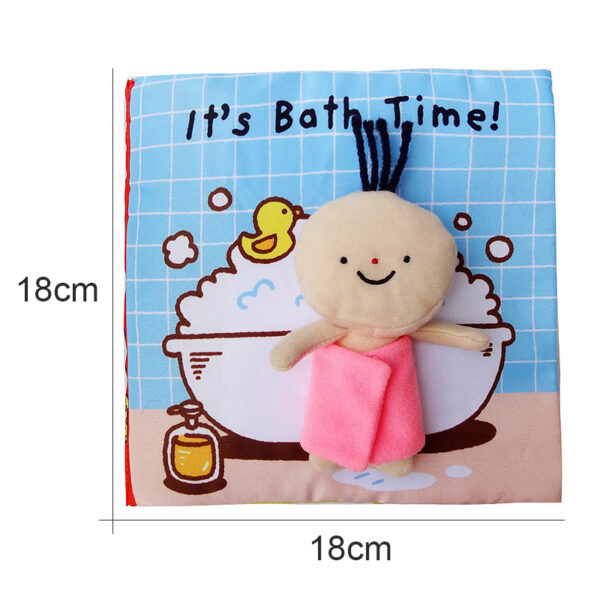 "Its bath time"early educational cloth book