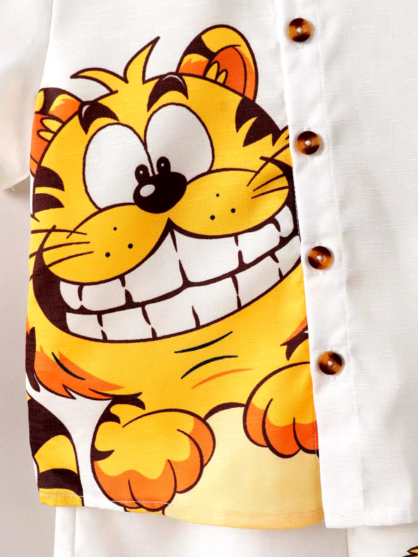 Garfield Print Cute Shirt Pant Design - Image 2