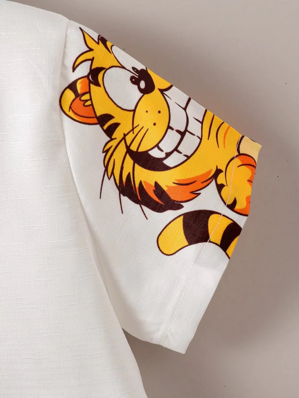 Garfield Print Cute Shirt Pant Design - Image 5