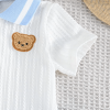 White Bear Design Top And Sky Blue Comfortable Baby Dress - Image 5