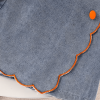 Cute Summer Baby Girl White Orange Top And Denim Skirt Pant Design - Image 3