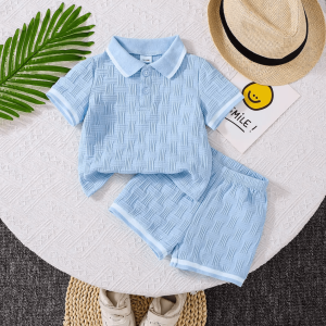 Sky Blue Top And Pant Comfortable Baby Boy Wear