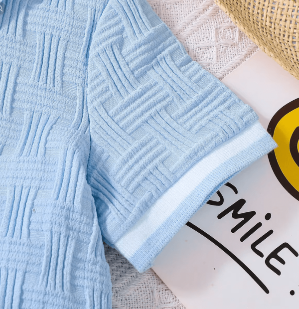 Sky Blue Top And Pant Comfortable Baby Boy Wear - Image 4