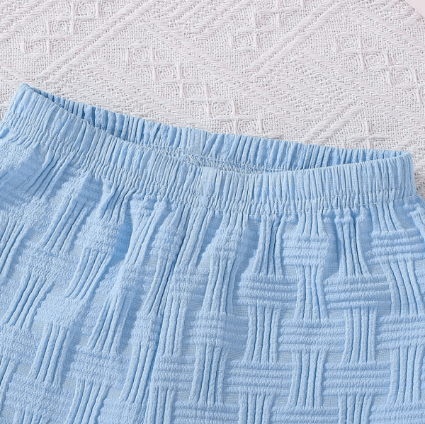 Sky Blue Top And Pant Comfortable Baby Boy Wear - Image 5