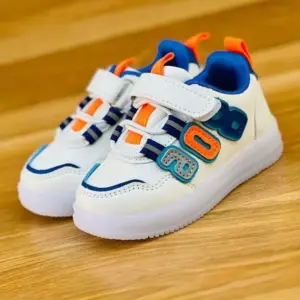 Muti Colour Letter Design Modern Children Light Shoes
